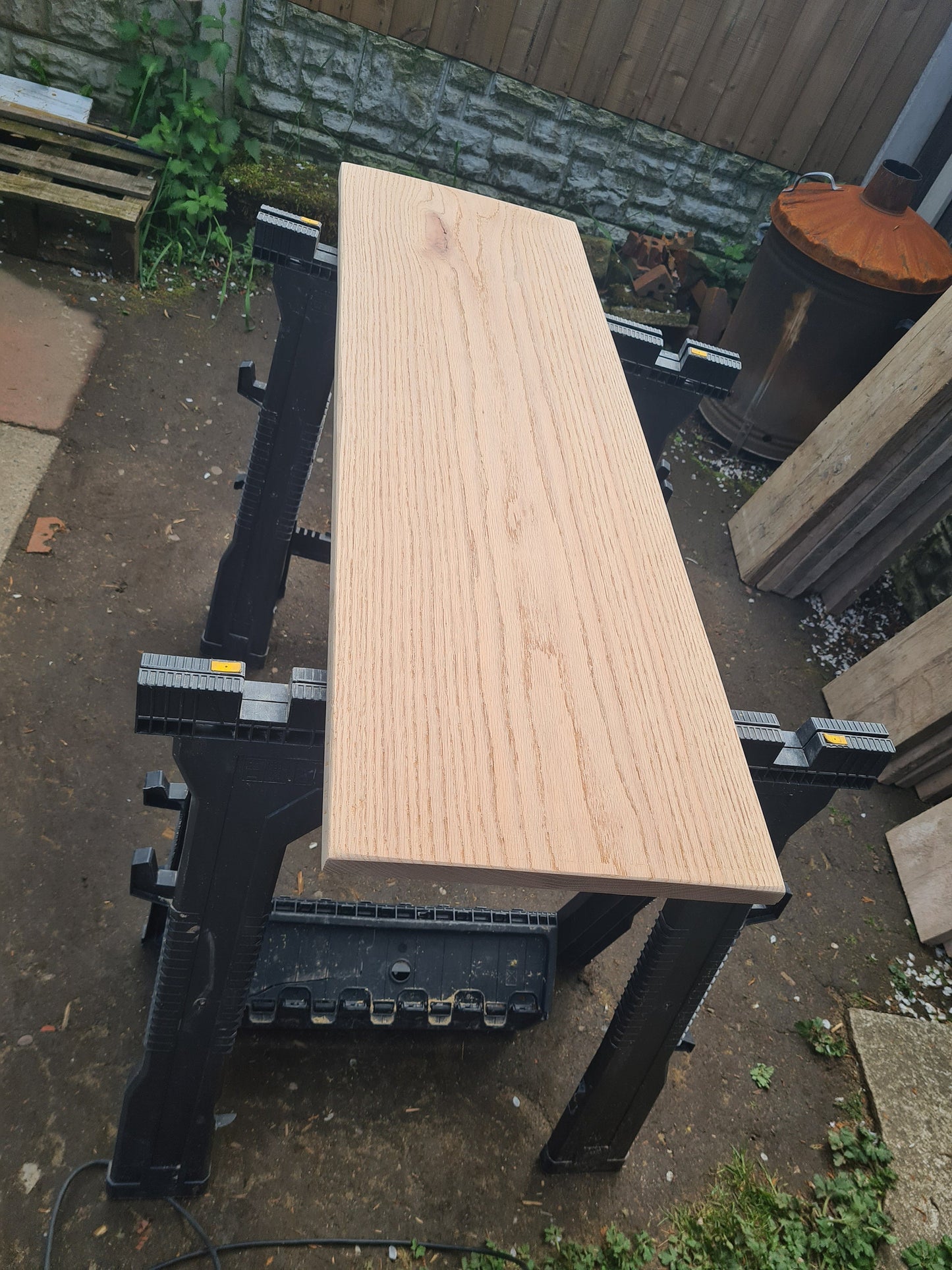 Kiln dried American Oak planed and sanded boards 2FT shelves.