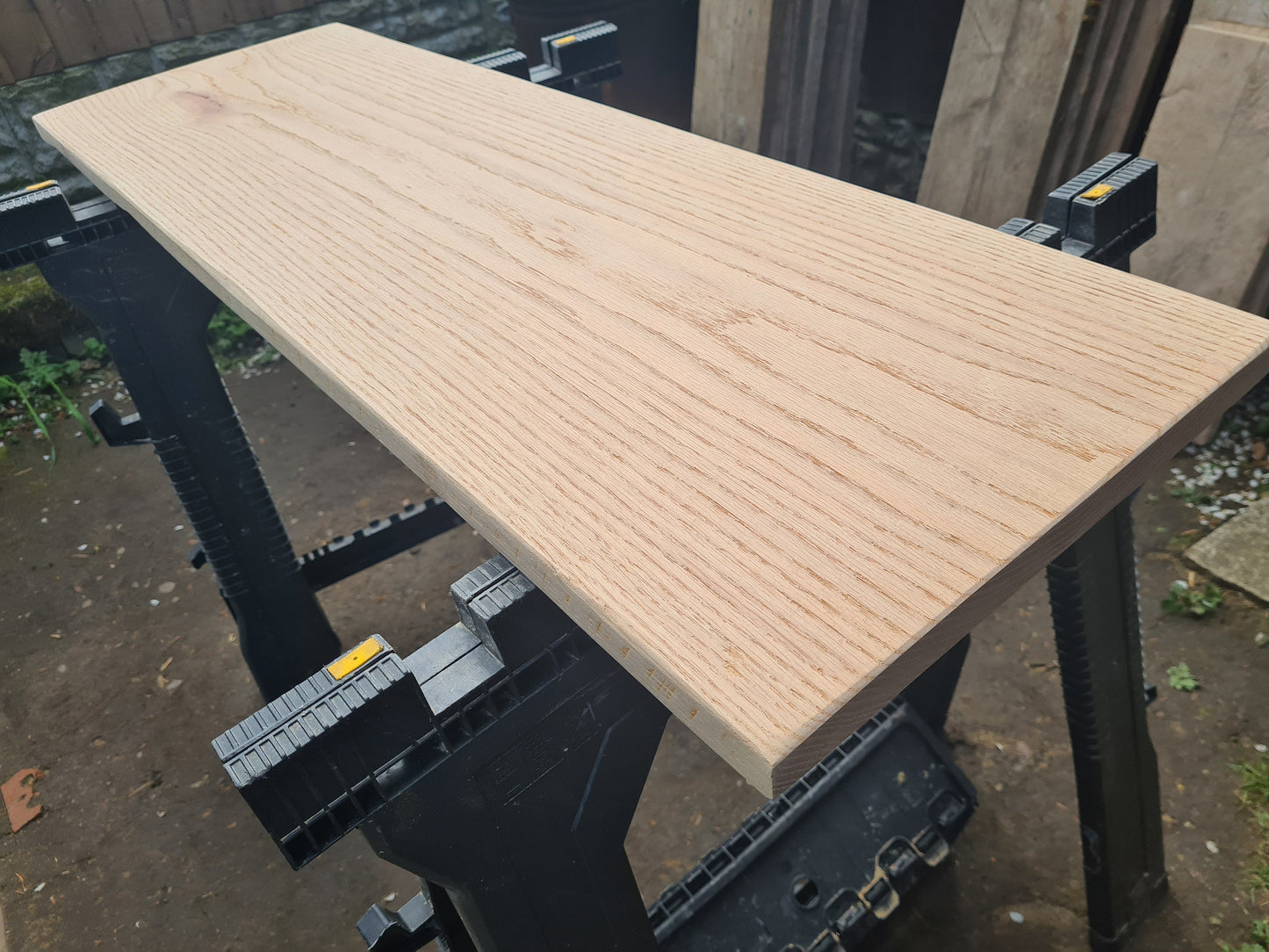 Kiln dried American Oak planed and sanded boards 2FT shelves.